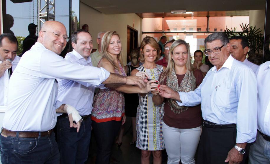 Fernanda Richa, Visita Bandeirantes, no Norte do estado, para fazer a entrega de um automóvel e equipamentos de informática para o conselho tutelar do municípioFoto: Rogério Machado/SEDS