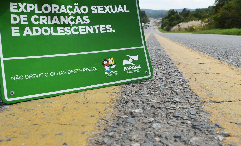 Klabin apoia campanha contra exploração sexual de crianças e adolescentes nas estradas - Foto: Aliocha Mauricio/SEDS