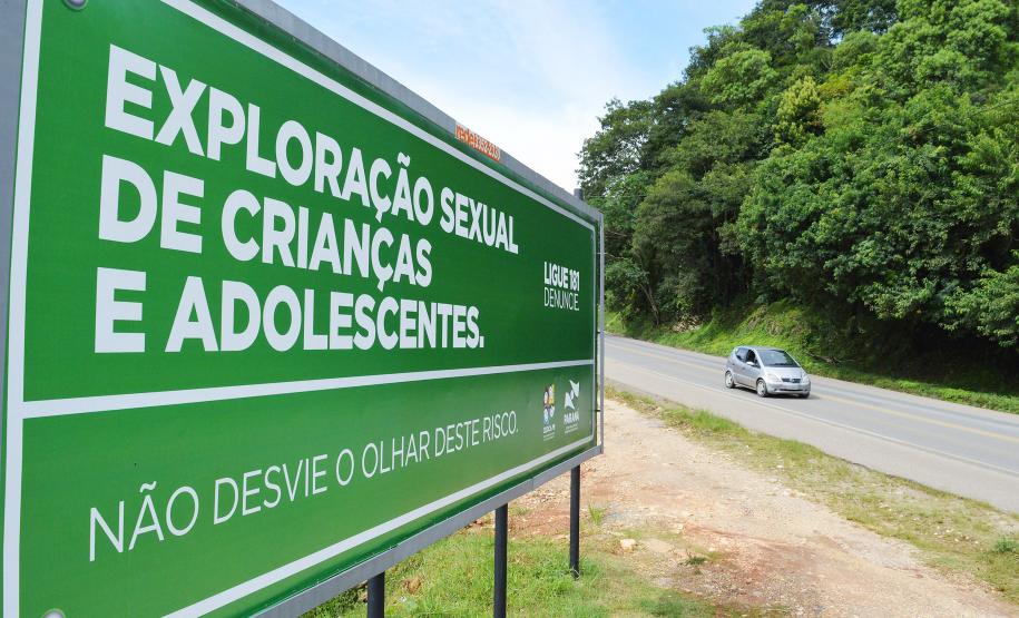 Klabin apoia campanha contra exploração sexual de crianças e adolescentes nas estradas - Foto: Aliocha Mauricio/SEDS