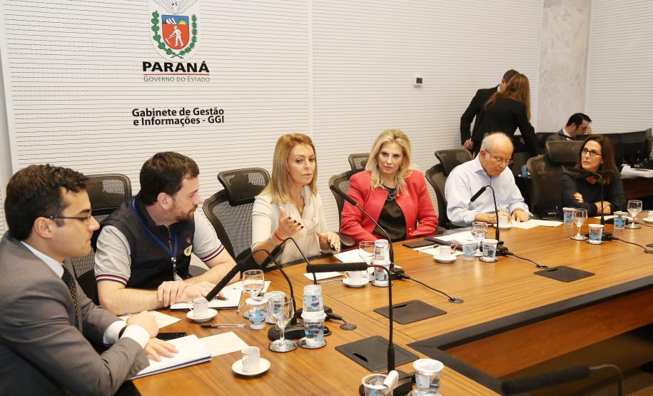 Secretária da Família e Desenvolvimento Social, Fernanda Richa, participa da reunião com Luciana Temer sobre Exploração e Abuso Sexual Infantil - Foto: Rogério Machado/SECS