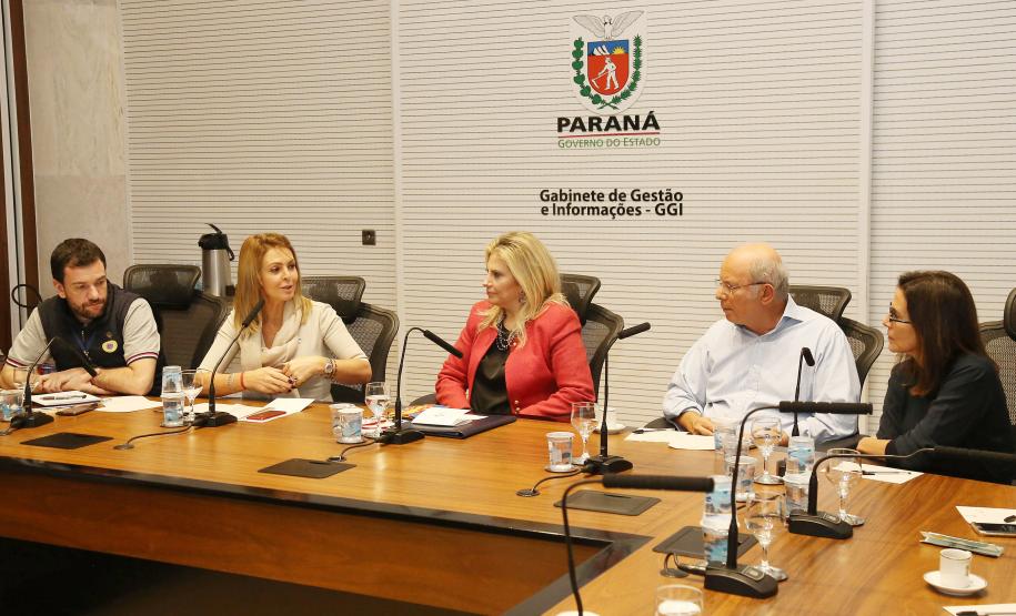 Secretária da Família e Desenvolvimento Social, Fernanda Richa, participa da reunião com Luciana Temer sobre Exploração e Abuso Sexual Infantil - Foto: Rogério Machado/SECS