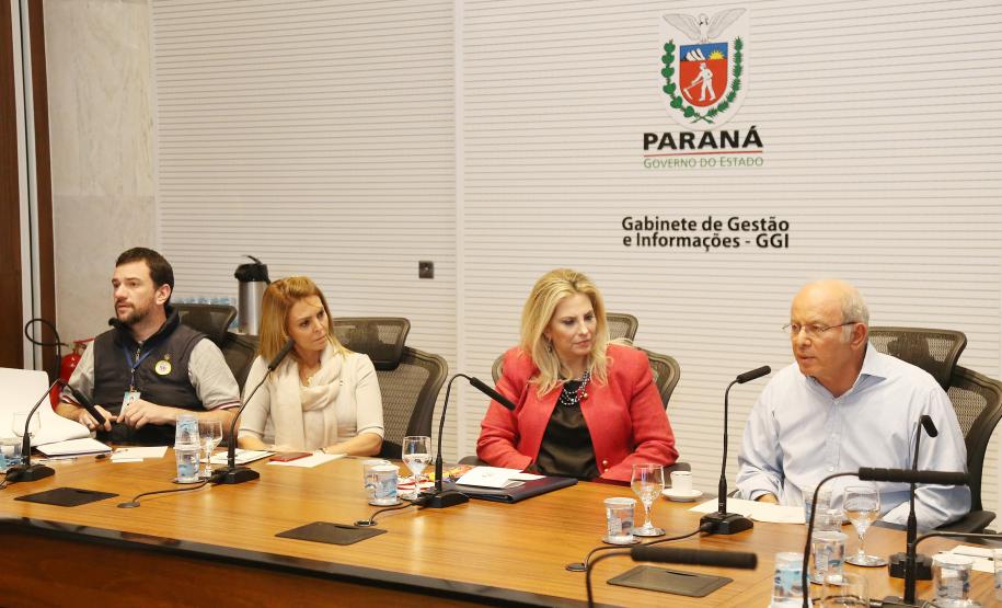 Secretária da Família e Desenvolvimento Social, Fernanda Richa, participa da reunião com Luciana Temer sobre Exploração e Abuso Sexual Infantil - Foto: Rogério Machado/SECS