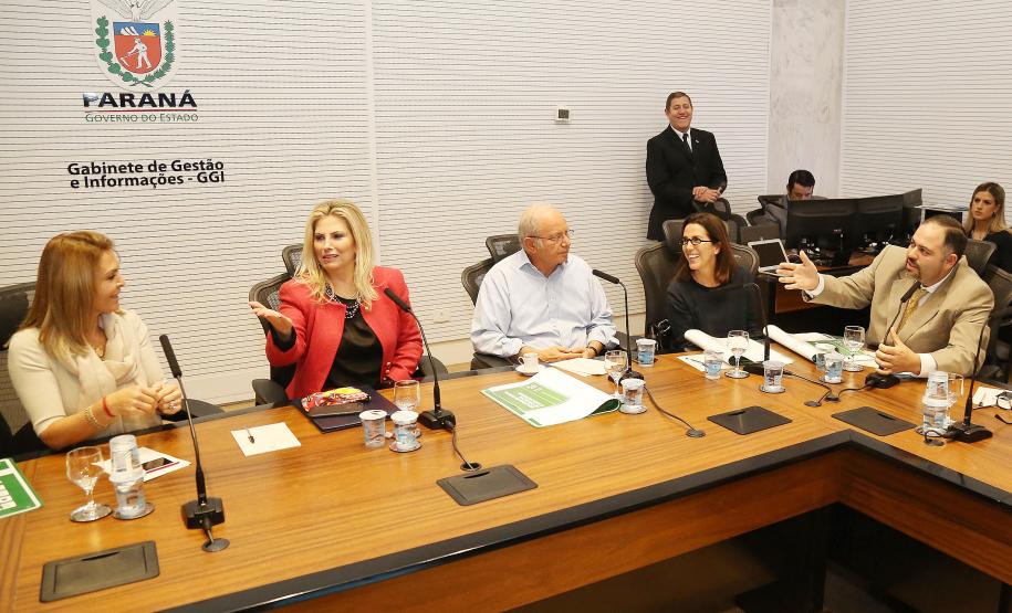 Secretária da Família e Desenvolvimento Social, Fernanda Richa, participa da reunião com Luciana Temer sobre Exploração e Abuso Sexual Infantil - Foto: Rogério Machado/SECS