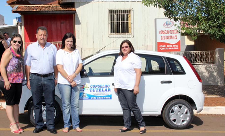 Entrega de equipamantos para Conselhos Tutelares Guaraniaçu recebeu veículo e equipamentos de informática adquiridos com recursos liberados pelo governo do estado em conjunto com a Secretaria da Família e Desenvolvimento Social Foto:Divulgação