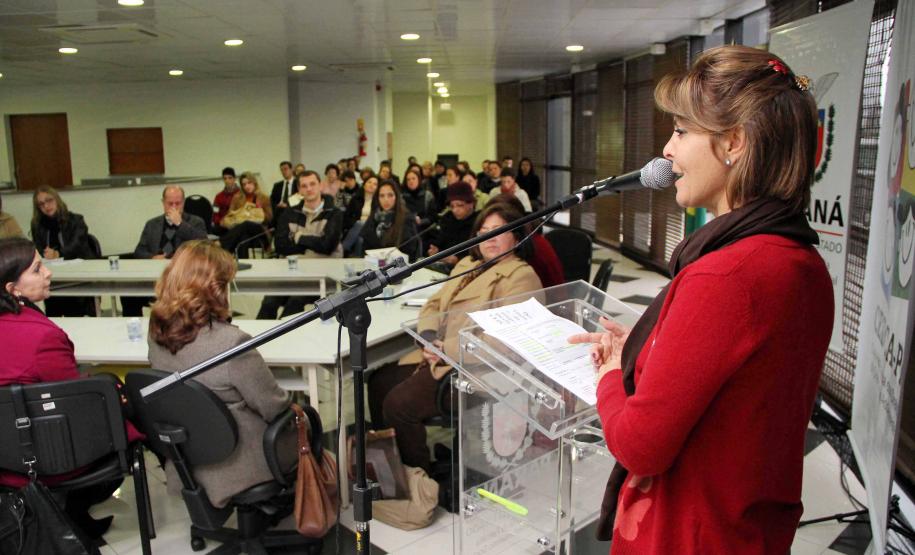 Secretária da Família e Desenvolvimento Social, Fernanda Richa, participou da posse dos novos conselheiros, indicados pela sociedade civil, do Conselho Estadual dos Direitos da Criança e do Adolescente (Cedca).Foto:Rogério Machado/SEDS