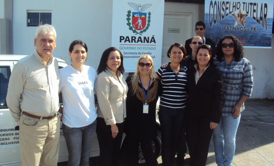 Matinhos: Conselho tutelar recebe equipamentos do Governo do Estado