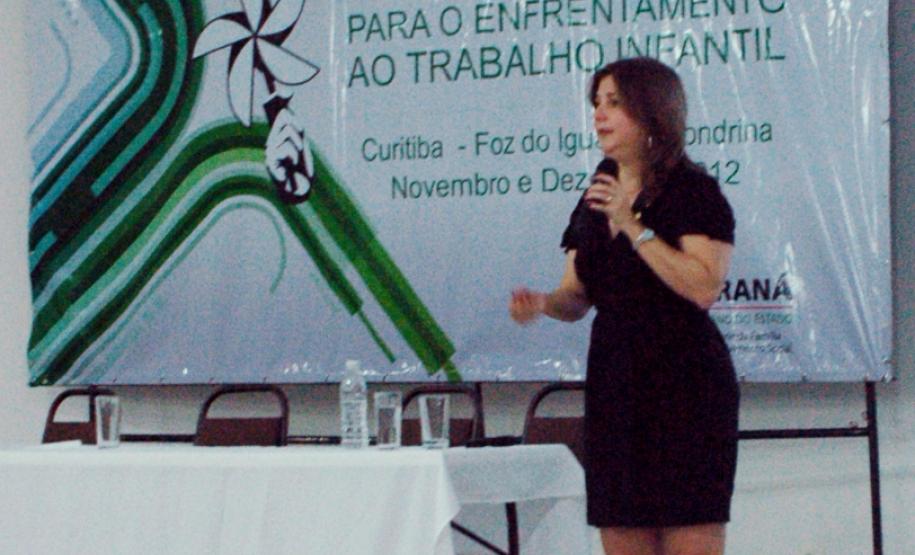 A Secretaria da Família e Desenvolvimento Social iniciou nesta quarta-feira (21), em Londrina, o Seminário Capacitação de Combate ao Trabalho Infantil, evento está abordando as recomendações do plano regional para prevenção e erradicação do trabalho infantil com municípios da região. Foto:Divulgação