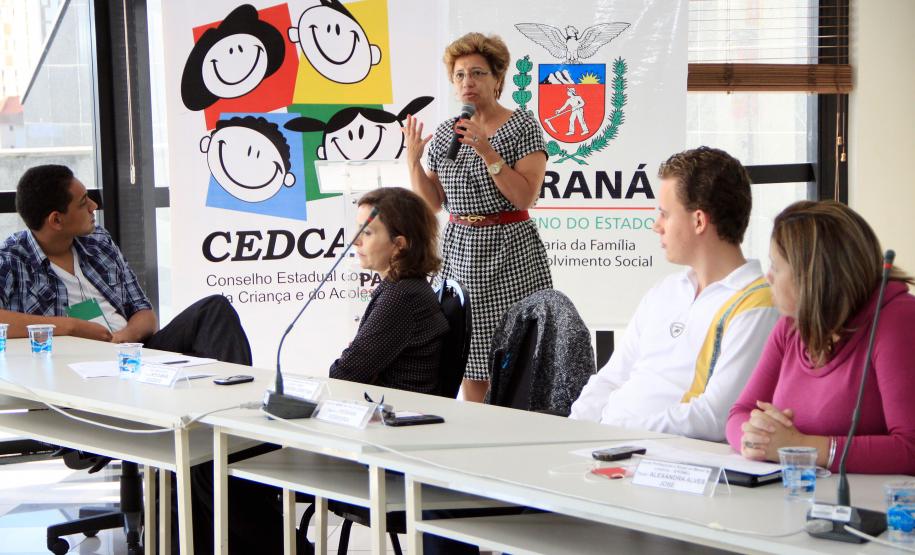 Na reunião plenária extraordinária realizada na quinta-feira (22) tomou posse a nova presidência o Conselho Estadual dos Direitos da Criança e do Adolescente (Cedca). A nova presidente é a Procuradora de Justiça Édina Maria Silva de Paula e a Delegada Marcia Tavares dos Santos assumiu a vice-presidência.Foto: Ricardo Marajó/SEDS